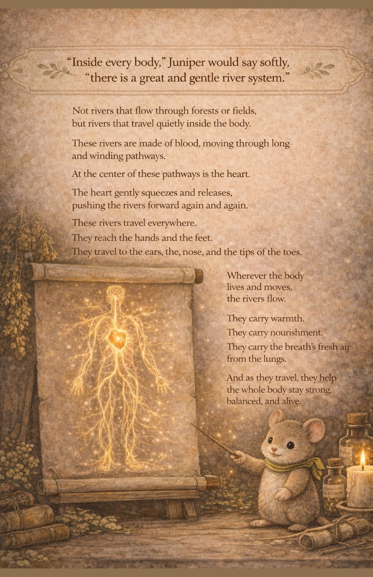 Little Hearts & Racing Rivers: A Gentle Journey Through the Circulatory System - Image 3