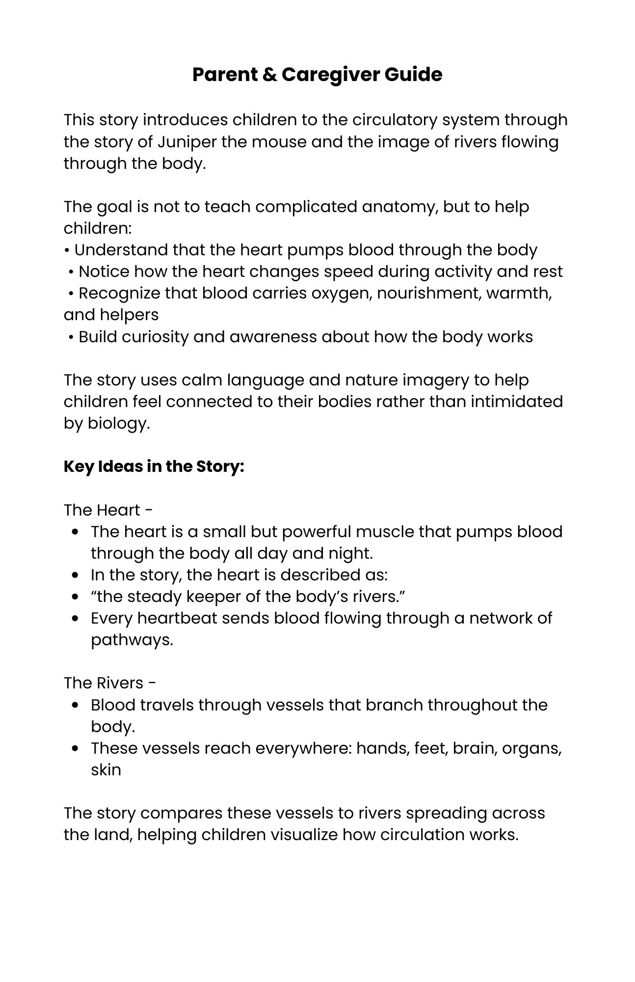 Little Hearts & Racing Rivers: A Gentle Journey Through the Circulatory System - Image 6
