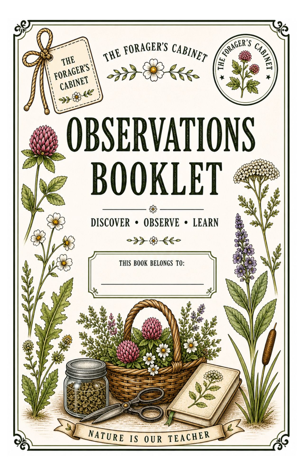 Nature Observation Booklet | Printable Nature Study Journal for Kids - Image 2